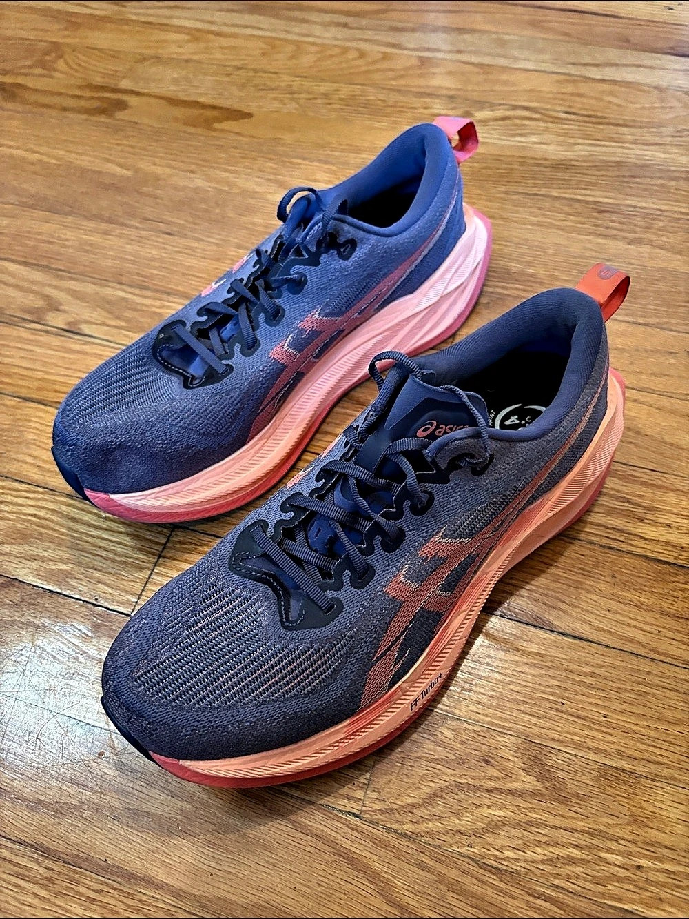 ASICS superblast 2 Athletic Shoes Blue & Pink US 10